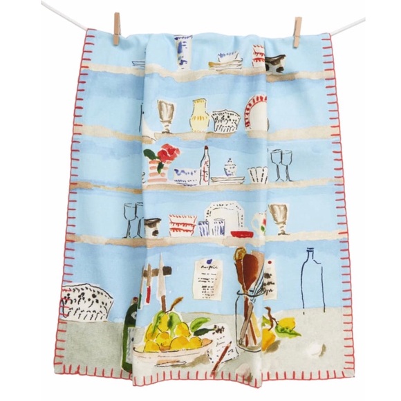 Bella Foster Shelfie Dish Towel Anthropologie NWT - Picture 4 of 16